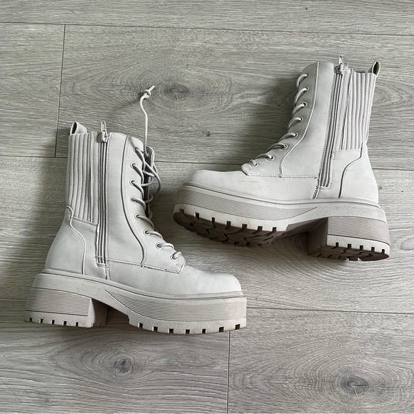 Call It Spring Whistler Boots in Grey - Picture 2 of 7